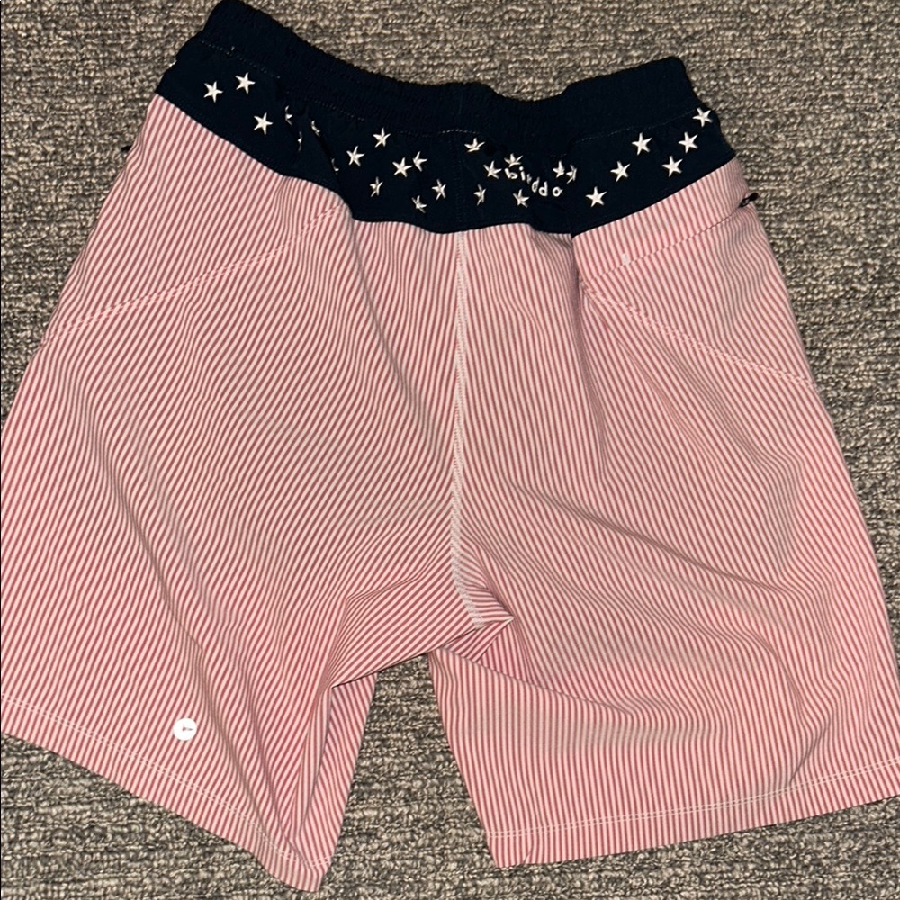 Birddogs Nantucket red seersucker limited edition shirts size M(30-33)/L(9in)